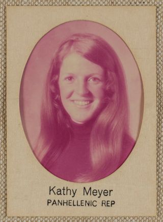 Beta Omega Chapter Composite Detail, Kathy Meyer, 1971-1972