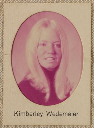 Beta Omega Chapter Composite Detail, Kimberley Wedemeier, 1971-1972