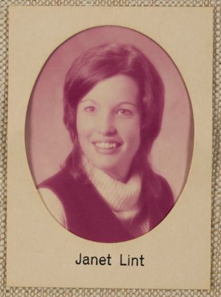 Beta Omega Chapter Composite Detail, Janet Lint, 1971-1972