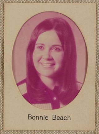 Beta Omega Chapter Composite Detail, Bonnie Beach, 1971-1972