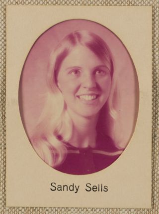 Beta Omega Chapter Composite Detail, Sandy Sells, 1971-1972