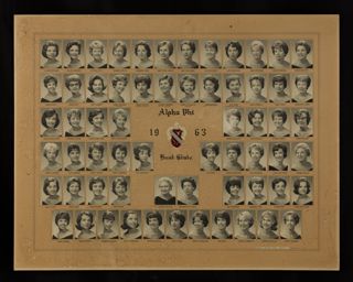 Beta Omega Chapter Composite Photograph, 1963