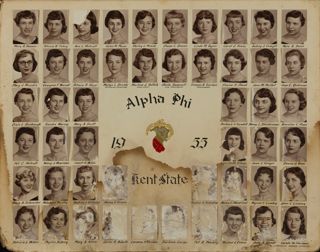 Beta Omega Chapter Composite Photograph, 1955