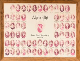 Beta Omega Chapter Composite Photograph, 1975-1976