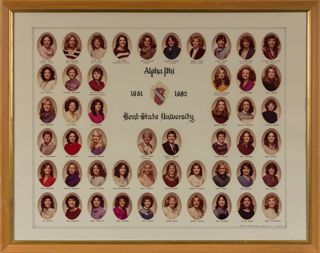 Beta Omega Chapter Composite Photograph, 1981-1982