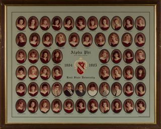 Beta Omega Chapter Composite Photograph, 1984-1985