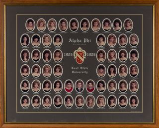 Beta Omega Chapter Composite Photograph, 1985-1986