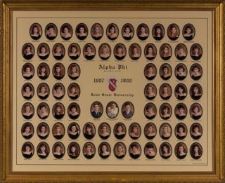 Beta Omega Chapter Composite Photograph, 1987-1988