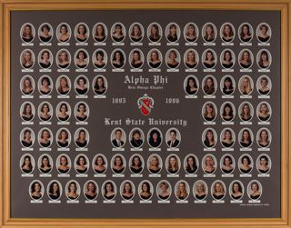 Beta Omega Chapter Composite Photograph, 1995-1996