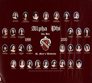 Iota Beta Chapter Composite Photograph, 1999-2000