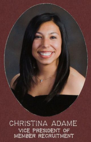 Iota Beta Chapter Composite Detail, Christina Adame, 2007-2008