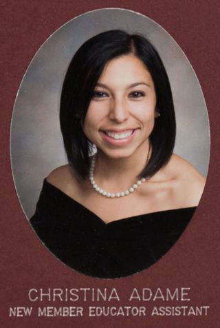 Iota Beta Chapter Composite Detail, Christina Adame, 2008-2009