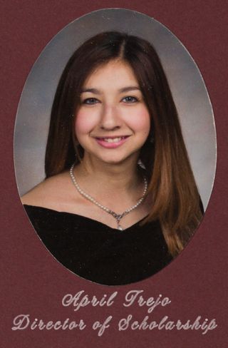 Iota Beta Chapter Composite Detail, April Trejo, 2009-2010