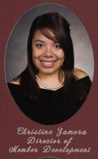 Iota Beta Chapter Composite Detail, Christine Zamora, 2009-2010