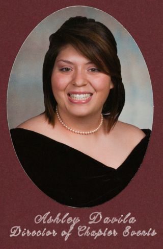 Iota Beta Chapter Composite Detail, Ashley Davila, 2010-2011