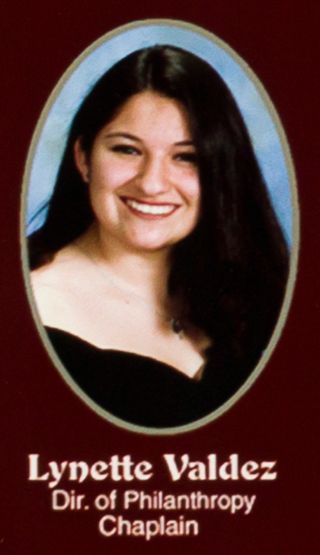Iota Beta Chapter Composite Detail, Lynette Valdez, 1999-2000