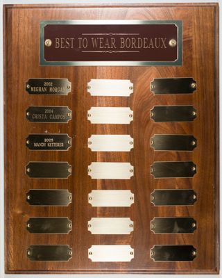 Best to Wear Bordeaux Plaque, 2002-2005