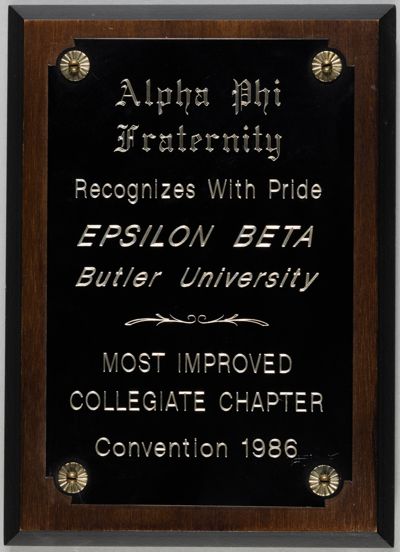 Most Improved Collegiate Chapter Award