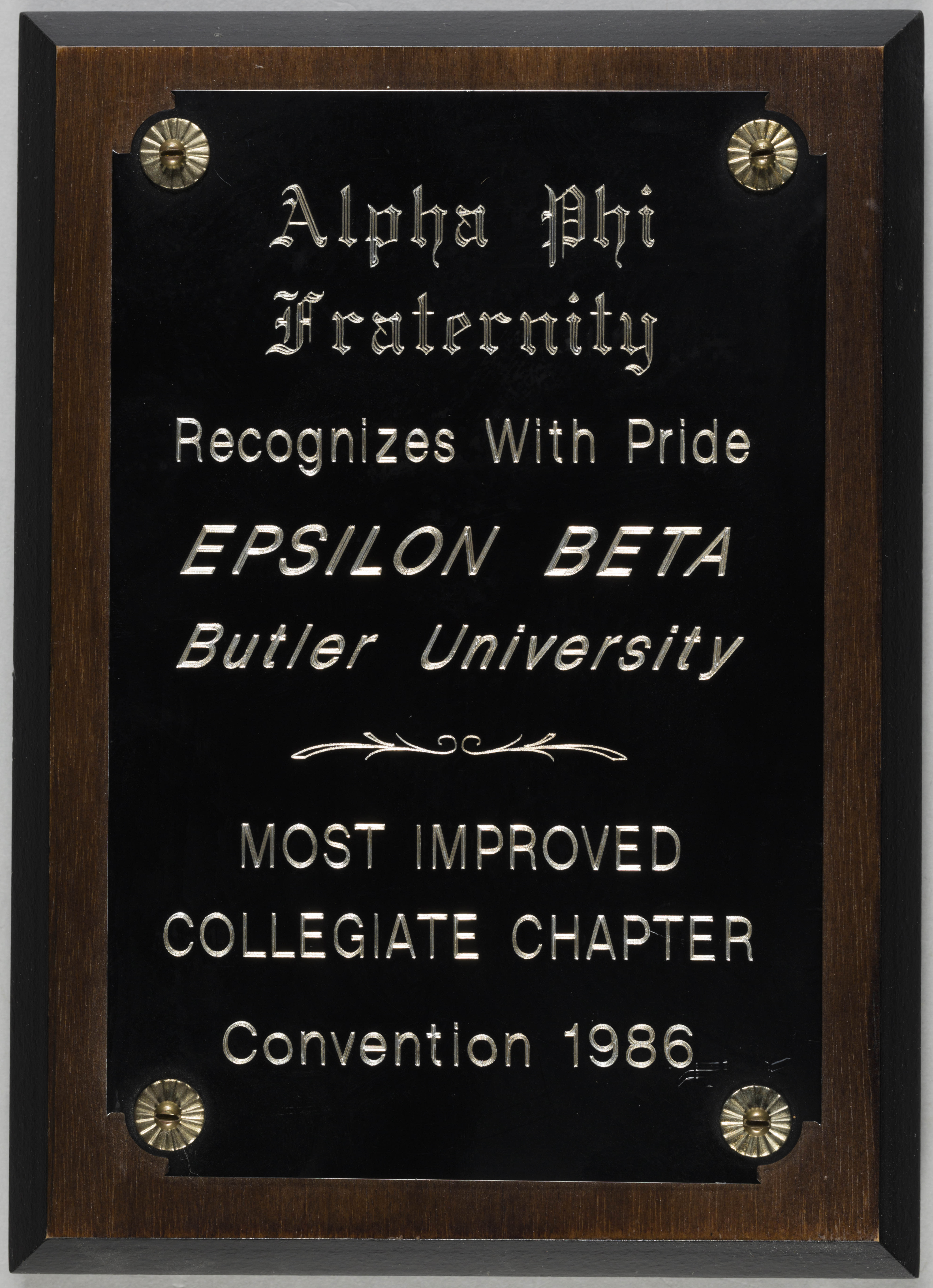 Most Improved Collegiate Chapter Award