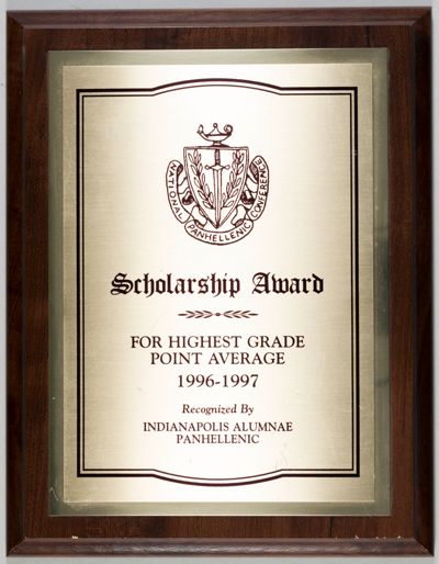 Indianapolis Alumnae Panhellenic Scholarship Award
