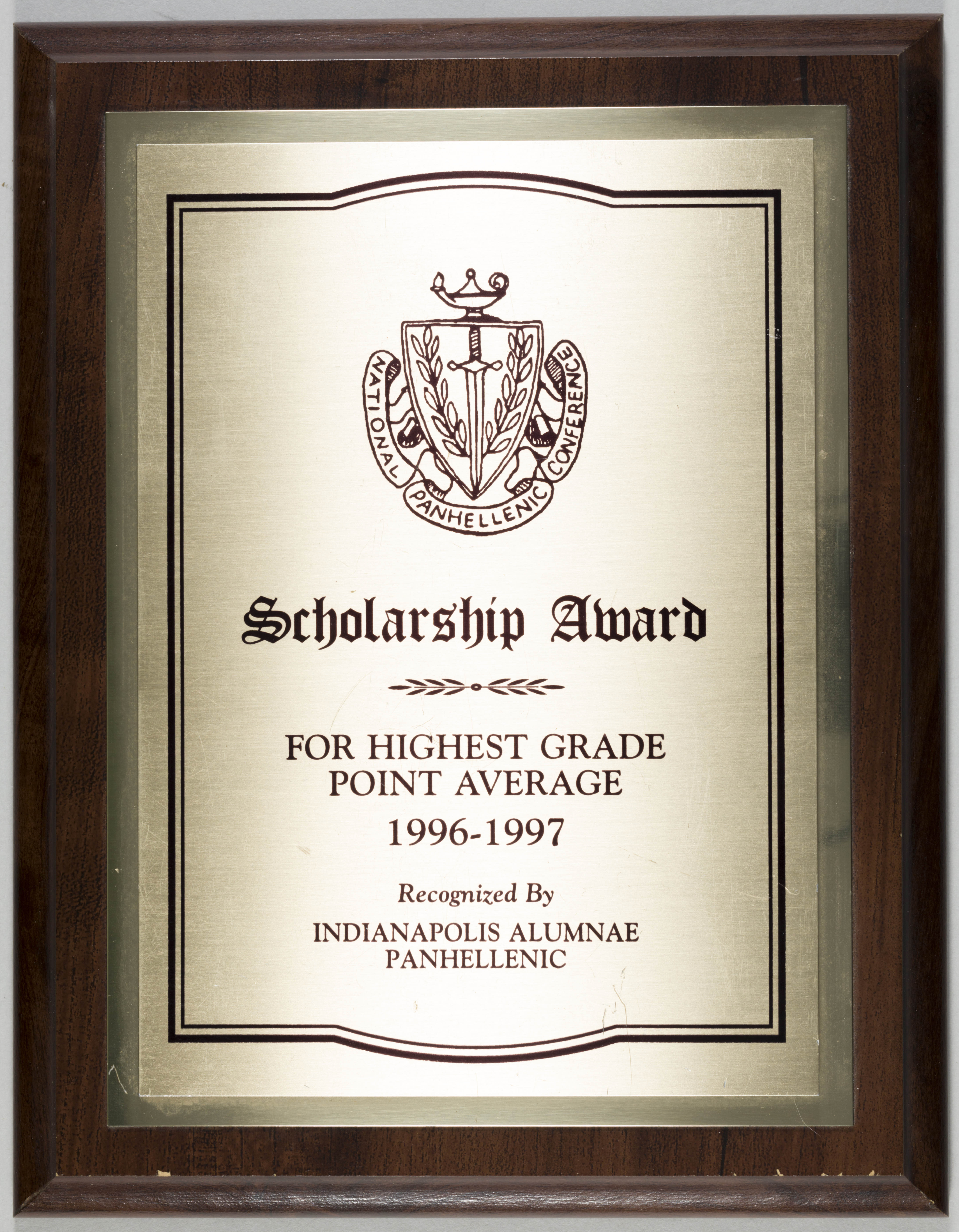 Indianapolis Alumnae Panhellenic Scholarship Award
