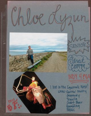 Epsilon Beta Chapter Seniors Scrapbook, 2013-2014, Page 17