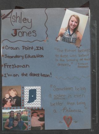 Epsilon Beta Chapter New Members Scrapbook, 2013-2014, Page 4