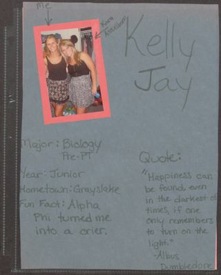 Epsilon Beta Chapter Juniors Scrapbook, 2013-2014, Page 27