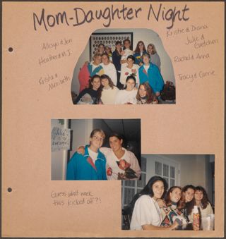 Epsilon Beta Chapter Scrapbook, 1993-1994, Page 49
