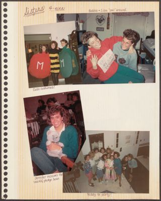 Epsilon Beta Chapter New Member Scrapbook, 1988-1989, Page 15
