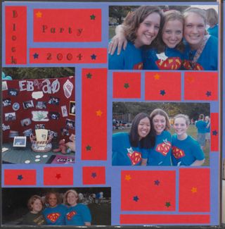 Epsilon Beta Chapter Scrapbook, 2003-2004, Page 2