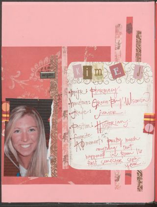 Epsilon Beta Chapter Meet the Members Scrapbook, 2007, Page 42