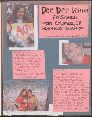 Epsilon Beta Chapter Meet the New Members Scrapbook, 2008, Page 17