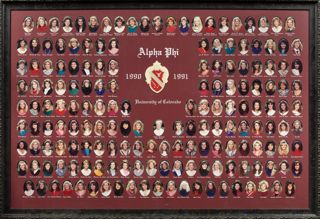 Beta Gamma Chapter Composite Photograph, 1990-1991