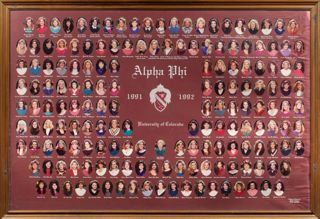 Beta Gamma Chapter Composite Photograph, 1991-1992