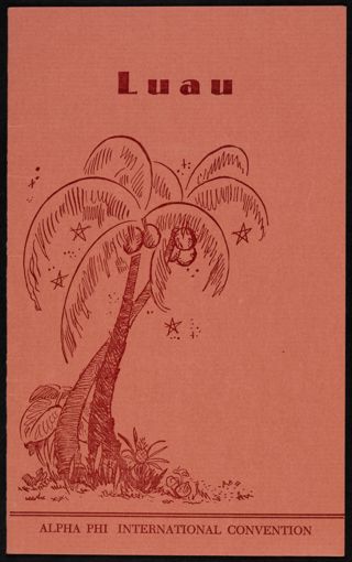 Luau Program, June 24, 1958