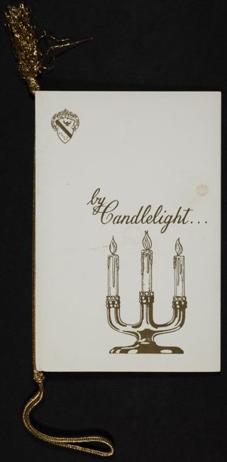 By Candlelight Program, June 29, 1962