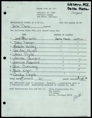 Super Five in '85 Form 14, January 25, 1985