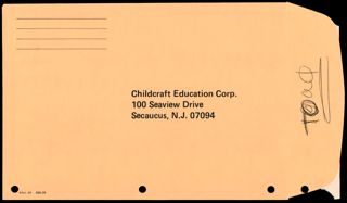 Checks (Paid Reservations) Notes and Envelope, March 2, 1985