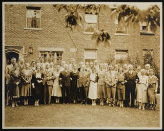 Theta Chapter Fathers' House Party Group Photograph, 1931