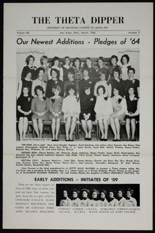 The Theta Dipper, Vol. 13, No. 2, March 1964