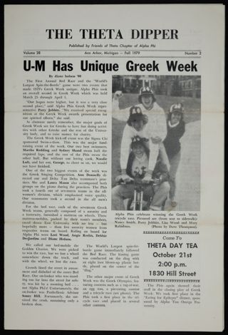 The Theta Dipper, Vol. 28, No. 2, Fall 1979