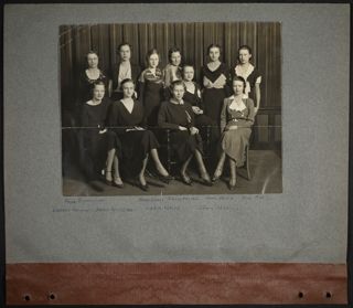 Theta Chapter Group Photographs Scrapbook, Page 22