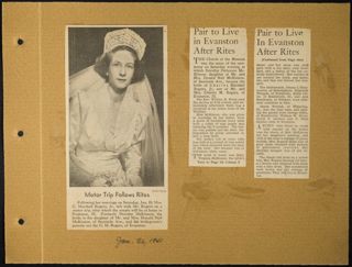 Theta Chapter Newspaper Clippings Scrapbook, Page 33