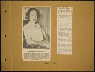 Theta Chapter Newspaper Clippings Scrapbook, Page 28