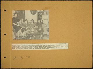 Theta Chapter Newspaper Clippings Scrapbook, Page 9