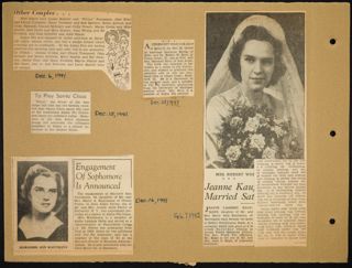Theta Chapter Newspaper Clippings Scrapbook, Page 46