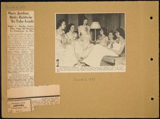 Theta Chapter Newspaper Clippings Scrapbook, Page 10
