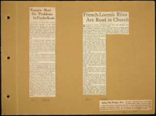 Theta Chapter Newspaper Clippings Scrapbook, Page 7