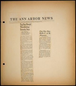 Alpha Phi International Philanthropy: Ann Arbor Alumnae Scrapbook, Page 53